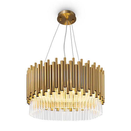 Люстра подвесная Maytoni Coliseo MOD135PL-06BS, диаметр 50 см, латунь