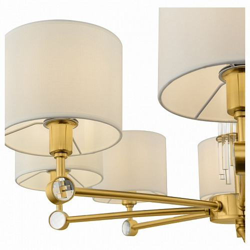 Подвесная люстра Maytoni Alloro MOD088PL-08BS, диаметр 78 см, латунь