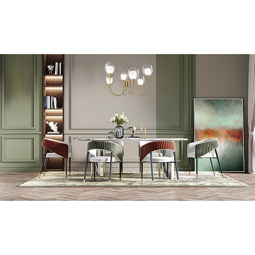 Светильник 95 см, Maytoni Aura MOD016PL-06BS, латунь