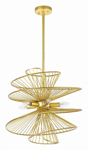 Люстра на штанге Light Star Zeta 728163, золото