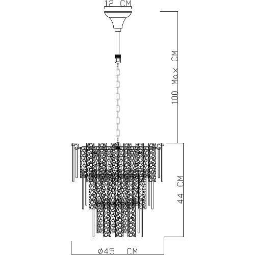 Люстра Divinare Felis 6005/17 LM-8