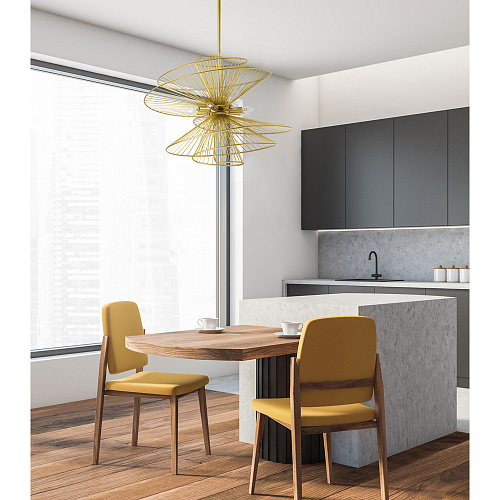 Люстра на штанге Light Star Zeta 728183, золото