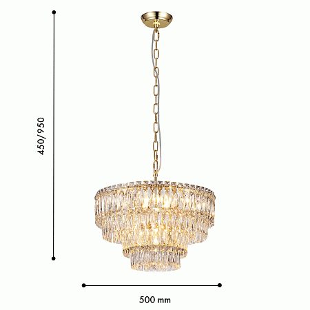 Люстра Favourite Adamas 4781-10P