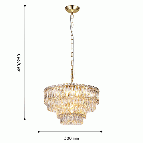 Люстра Favourite Adamas 4781-10P