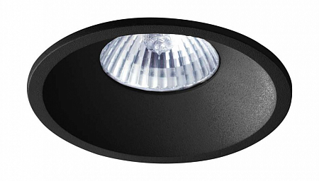 Встраиваемый светодиодный светильник под сменную лампу Donolux PLUTON, черный (DL18412/11WW-R Black)