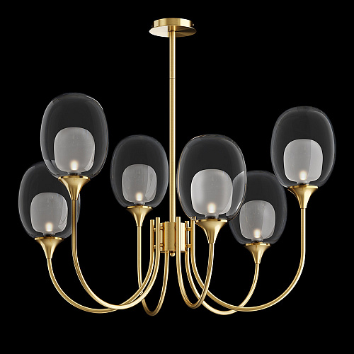 Светильник 95 см, Maytoni Aura MOD016PL-06BS, латунь
