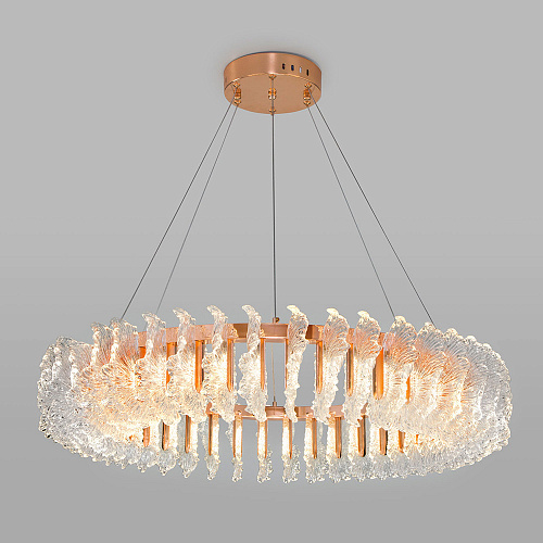 Подвесная светодиодная люстра 68W 4000К 90375/1 золото Farfalla Bogate's