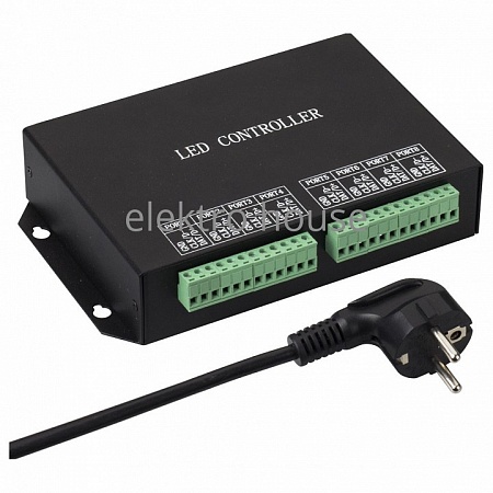 Контроллер-регулятор цвета RGB Arlight HX-801R HX-801RC (8192 pix, 220V, TCP/IP) 018549
