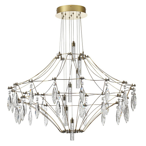 Подвесная люстра 51W 4000K 7000/51CL золото Flamenco Odeon Light Exclusive