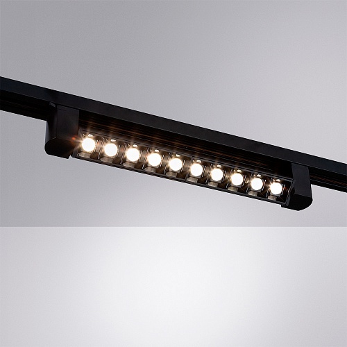 Однофазный трековый светодиодный светильник Arte Lamp Flash A4575PL-1BK