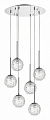 Люстра-каскад Lightstar Bari 815260, диаметр 50 см, хром
