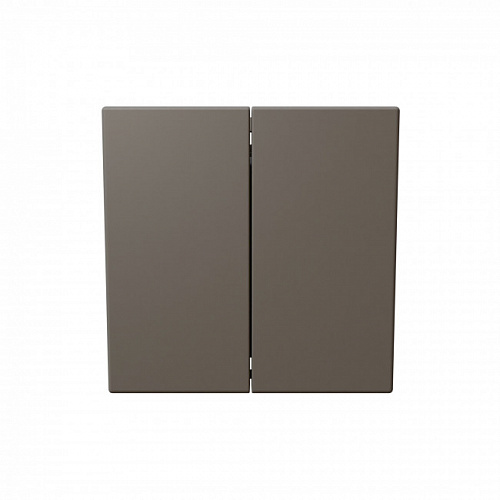 Jasmart FD Матовый тауп (soft touch) Выключатель 2-кл проходной 10A 250V~