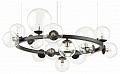 Люстра Odeon Light Tovi 4818/14, диаметр 77 см, черный, двойное крепление