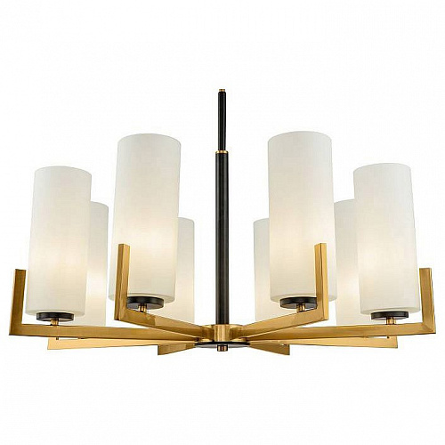 Люстра на штанге Maytoni Fortano MOD089PL-08BS, диаметр 76 см, латунь