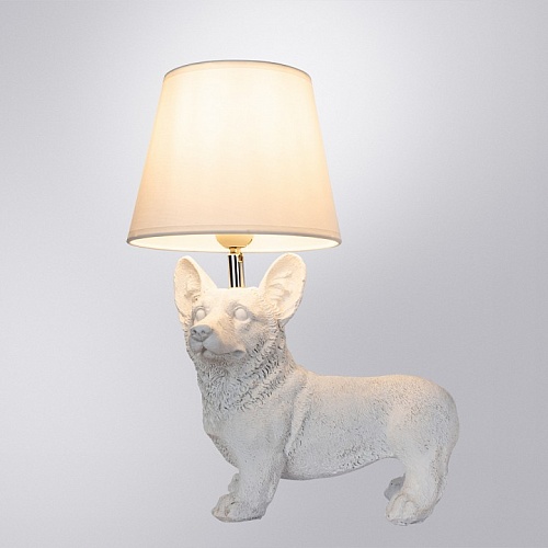 Настольная лампа декоративная Arte Lamp Schedar A4008LT-1WH