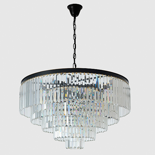 Люстра 13*Е14 MAXIME SP13 BLACK чёрный Crystal Lux