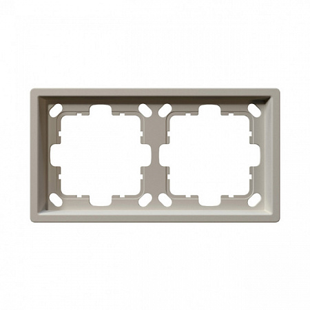 Рамка двойная Jasmart FD, сахара FD1002SH