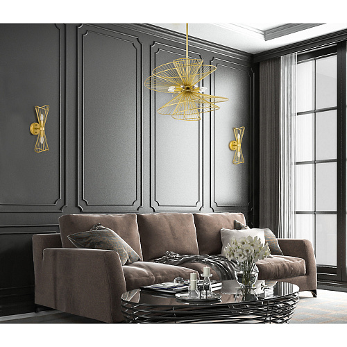 Люстра на штанге Light Star Zeta 728183, золото