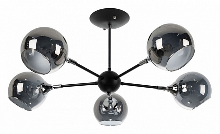 Люстра на штанге Arte Lamp Lagos A2708PL-5BK