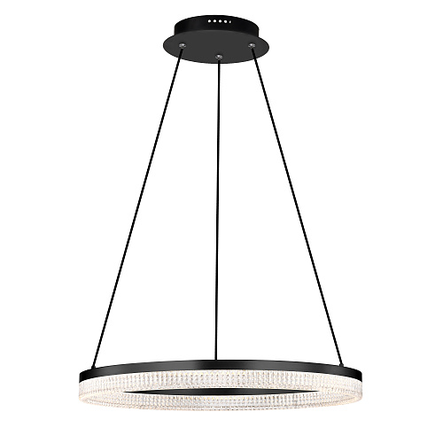 Люстра подвесная 51W 3000K 736187 черный Rotonda Lightstar