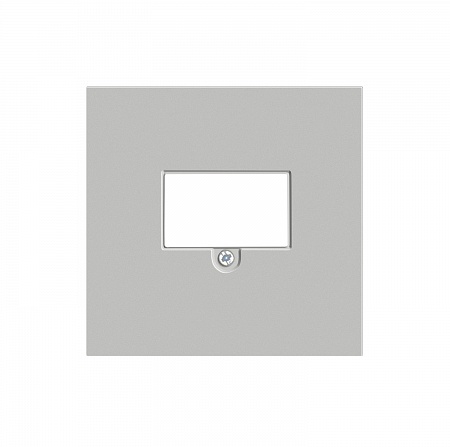 Накладка стандарта TAE для розеток USB, HDMI, аудио, матовый серый, DA27640