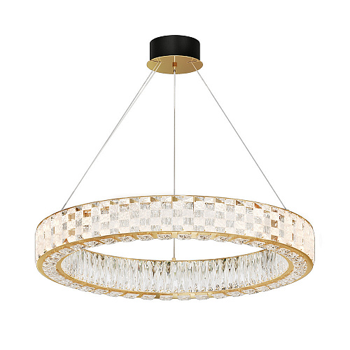 Подвесной светодиодный светильник 64W 3000K MOD336PL-L170G3K золото Castello Modern Maytoni