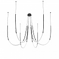 Подвесной светильник 150*100 см, 1*LED, 39W, 3000K Arte Lamp Klimt A2850SP-42BK, Черный