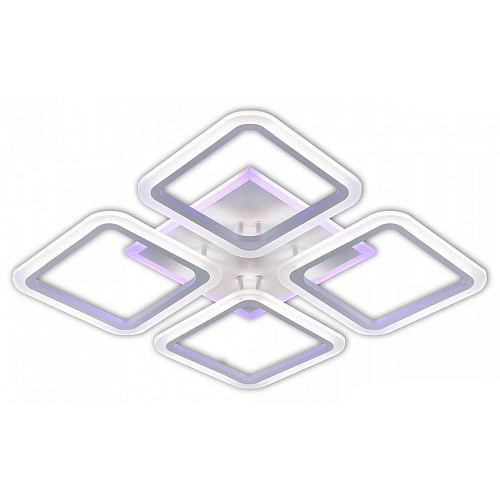 Люстра потолочная светодиодная с пультом 65W 3000-5500K RGB CL232A140E белый Марсель Смарт Citilux