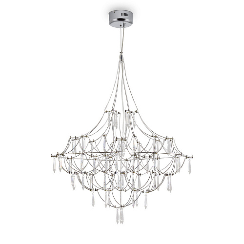Подвесная светодиодная люстра 22.1W 3000K FR6138PL-L44CH хром Amela Freya