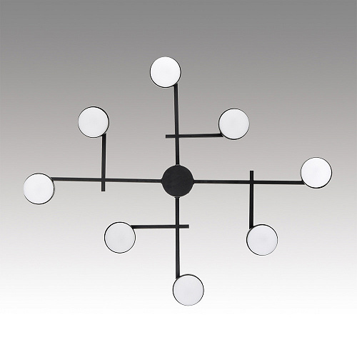 Люстра потолочная 8*GX53 8186/8C черный Comfi Dabra Lumion