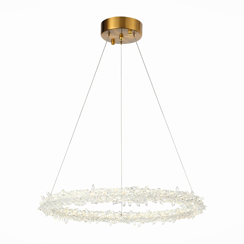 Люстра подвесная LED 1*58W 3000К-6500K SL6105.203.01 золото Lucchero ST-Luce