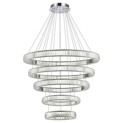 Люстра подвесная LED 285W 4000K SL1622.113.05 хром Tivoli ST-Luce