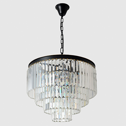 Люстра 6*Е14 MAXIME SP6 BLACK чёрный Crystal Lux