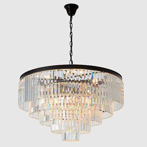 Люстра 13*Е14 MAXIME SP13 BLACK чёрный Crystal Lux