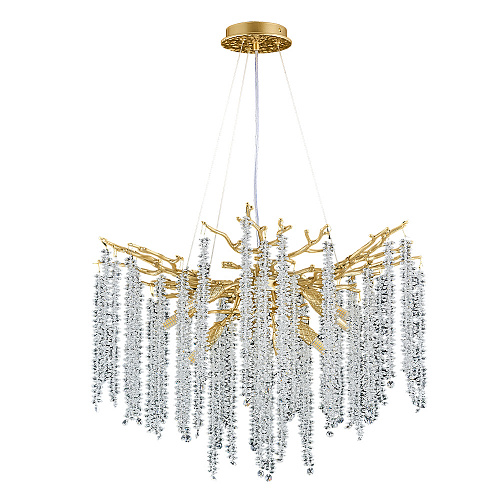 Подвесной светильник 8*G9 3133/01 SP-8 золото Salice Divinare