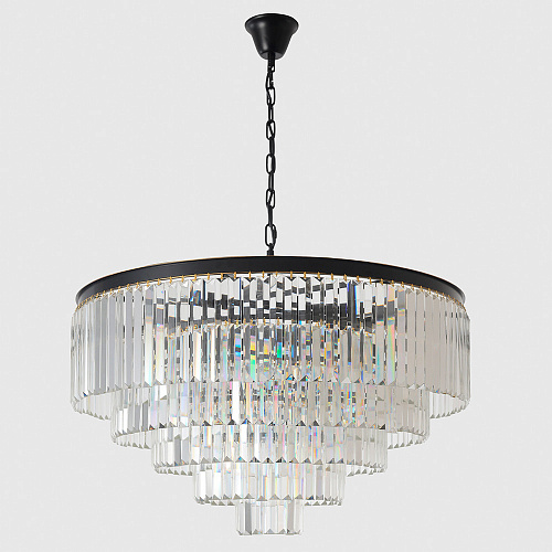 Люстра 13*Е14 MAXIME SP13 BLACK чёрный Crystal Lux