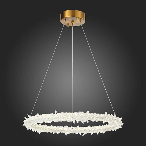 Люстра подвесная LED 1*58W 3000К-6500K SL6105.203.01 золото Lucchero ST-Luce