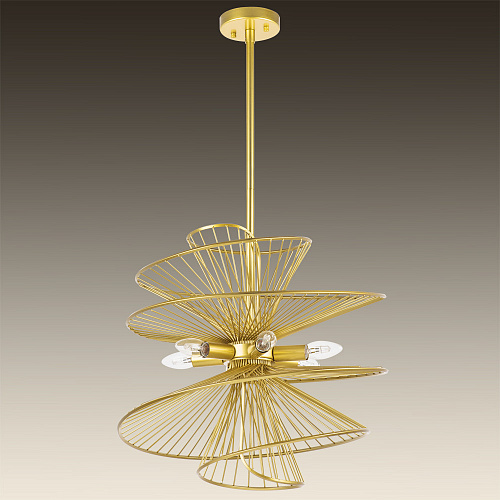 Люстра на штанге Light Star Zeta 728163, золото