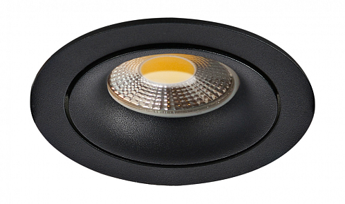 Встраиваемый поворотный светильник под сменную Donolux DL18412/01TR Black