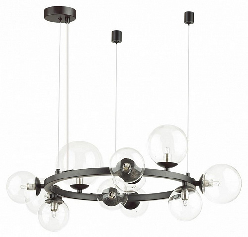 Подвесная люстра Odeon Light Tovi 4818/11, диаметр 64 см, черный