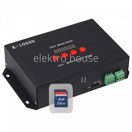 Контроллер-регулятор цвета RGB Arlight DMX DMX K-1000D (SD-card, 512 pix) 019069