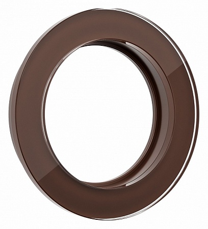 Рамка на 1 пост Werkel Favorit Runda коричневый W0015114