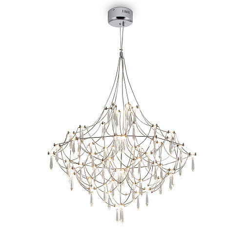 Подвесная светодиодная люстра 22.1W 3000K FR6138PL-L44CH хром Amela Freya