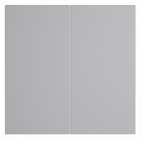 Перекрестный переключатель двухклавишный (серый) Voltum S70 VLS0205M - VLS000316 
