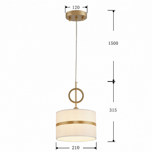 Люстра Favourite Mateo 2634-1P