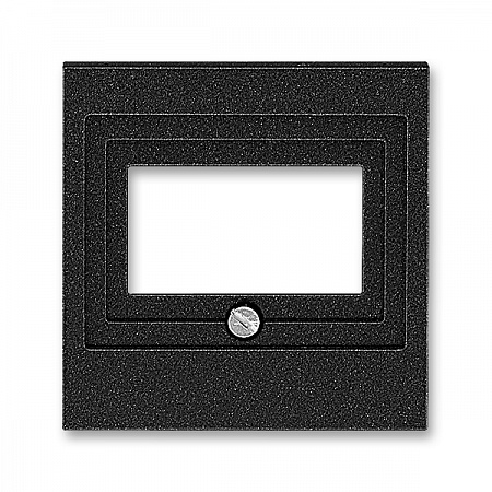 ABB EPJ Levit антрацит / дымчатый чёрный Накладка для розеток USB / HDMI / VGA, , антрацит