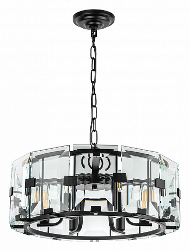 Люстра подвесная 713267 черный матовый Novara Lightstar