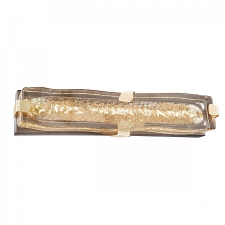 Favourite Massa Светильник настенный выдувное по муранской технологии стекло с использование золотой фольги, каркас коричневого цвета с декоративными 