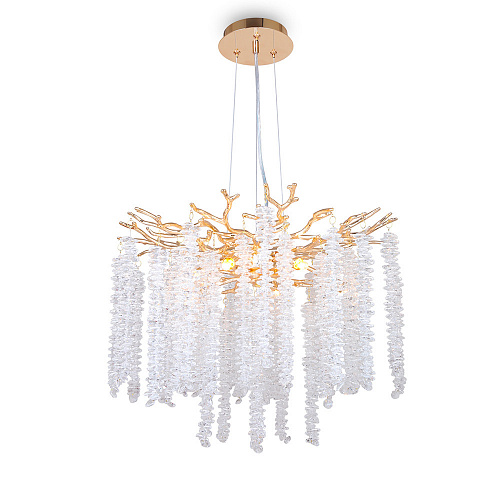Подвесной светильник 6*G9 FR1010PL-06G золото Mineral Crystal Freya