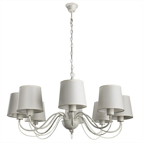 Люстра Arte Lamp A9310LM-8WG Orlean слоновая кость